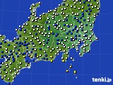 関東・甲信地方のアメダス実況(風向・風速)(2021年03月26日)