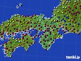 2021年03月27日の近畿地方のアメダス(日照時間)