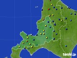 道央のアメダス実況(積雪深)(2021年03月28日)