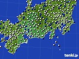 2021年03月28日の東海地方のアメダス(風向・風速)