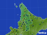 2021年03月29日の道北のアメダス(積雪深)