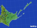 道東のアメダス実況(積雪深)(2021年03月29日)