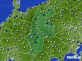 2021年03月29日の長野県のアメダス(風向・風速)