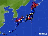 アメダス実況(日照時間)(2021年03月30日)