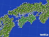 2021年03月30日の四国地方のアメダス(風向・風速)
