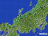 北陸地方のアメダス実況(風向・風速)(2021年04月01日)