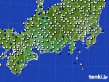 2021年04月01日の東海地方のアメダス(風向・風速)
