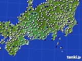 東海地方のアメダス実況(風向・風速)(2021年04月01日)