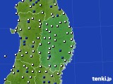 岩手県のアメダス実況(風向・風速)(2021年04月01日)