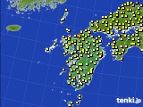 九州地方のアメダス実況(気温)(2021年04月02日)