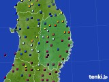 岩手県のアメダス実況(日照時間)(2021年04月03日)