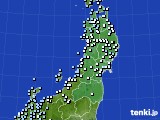 2021年04月04日の東北地方のアメダス(降水量)