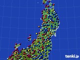 東北地方のアメダス実況(日照時間)(2021年04月05日)