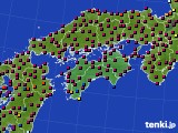 四国地方のアメダス実況(日照時間)(2021年04月05日)