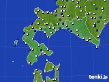 2021年04月05日の道南のアメダス(風向・風速)