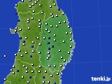 2021年04月05日の岩手県のアメダス(風向・風速)
