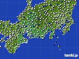 東海地方のアメダス実況(風向・風速)(2021年04月06日)