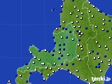 道央のアメダス実況(風向・風速)(2021年04月06日)