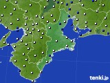 2021年04月07日の三重県のアメダス(風向・風速)