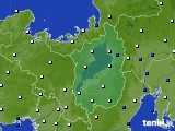 滋賀県のアメダス実況(風向・風速)(2021年04月07日)