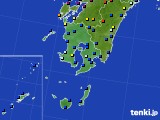 鹿児島県のアメダス実況(日照時間)(2021年04月08日)