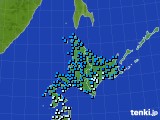 北海道地方のアメダス実況(気温)(2021年04月08日)