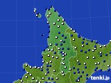 道北のアメダス実況(風向・風速)(2021年04月08日)