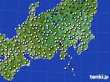 関東・甲信地方のアメダス実況(気温)(2021年04月09日)