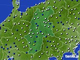 長野県のアメダス実況(風向・風速)(2021年04月09日)