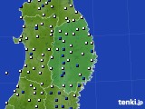 2021年04月12日の岩手県のアメダス(風向・風速)