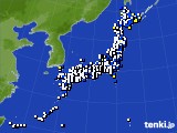 アメダス実況(風向・風速)(2021年04月13日)