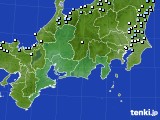 2021年04月14日の東海地方のアメダス(降水量)