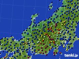 2021年04月14日の北陸地方のアメダス(日照時間)