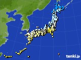 アメダス実況(気温)(2021年04月14日)