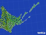道東のアメダス実況(気温)(2021年04月14日)