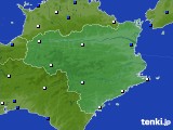 2021年04月14日の徳島県のアメダス(風向・風速)