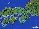 近畿地方のアメダス実況(日照時間)(2021年04月16日)