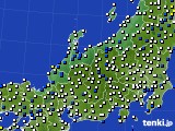 北陸地方のアメダス実況(風向・風速)(2021年04月16日)