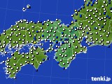 2021年04月16日の近畿地方のアメダス(風向・風速)