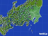 関東・甲信地方のアメダス実況(降水量)(2021年04月17日)