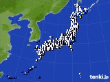 2021年04月17日のアメダス(風向・風速)