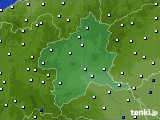 群馬県のアメダス実況(風向・風速)(2021年04月17日)