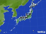 アメダス実況(降水量)(2021年04月18日)