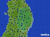 岩手県のアメダス実況(日照時間)(2021年04月18日)