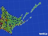 2021年04月19日の道東のアメダス(日照時間)