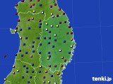 岩手県のアメダス実況(日照時間)(2021年04月19日)