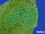 福島県のアメダス実況(風向・風速)(2021年04月20日)