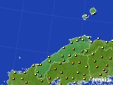 島根県のアメダス実況(気温)(2021年04月21日)