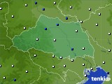 埼玉県のアメダス実況(風向・風速)(2021年04月21日)