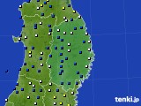2021年04月21日の岩手県のアメダス(風向・風速)